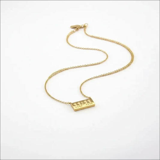 1111 Angel Number Pendant Necklace – Spiritual Jewelry