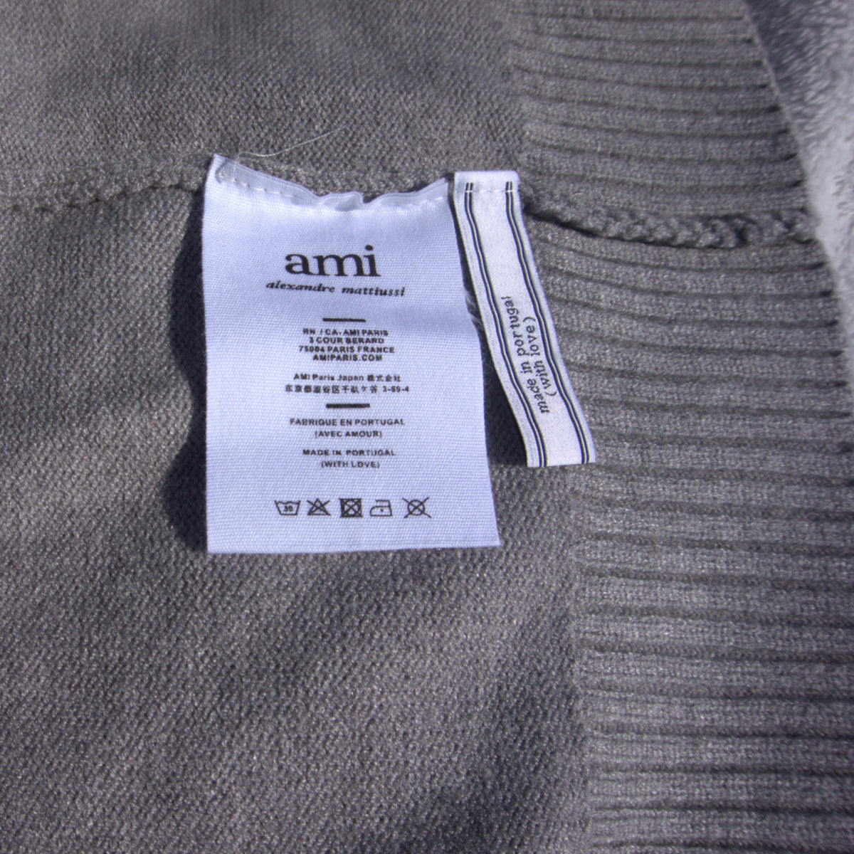Ami Paris Märkt Sweatshirt Unisex med Hjärtlogotyp