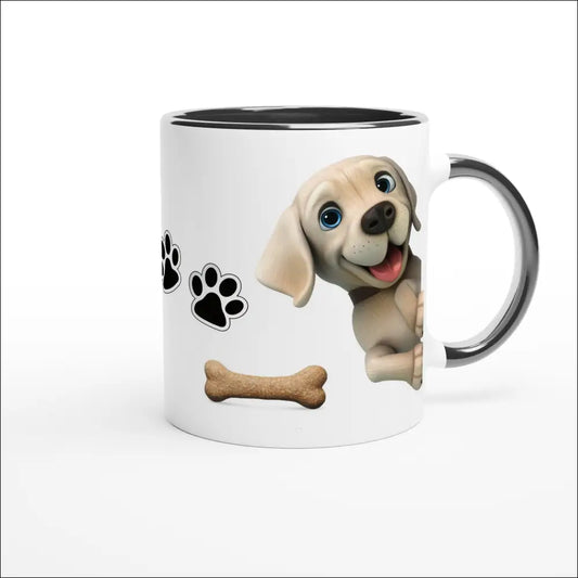 Mugg med Hundavtryck i mitt hjärta 11 oz keramisk mugg