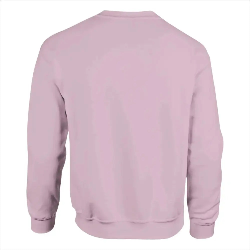 Rosa sweatshirt med text och abstrakt stil design - Print Material