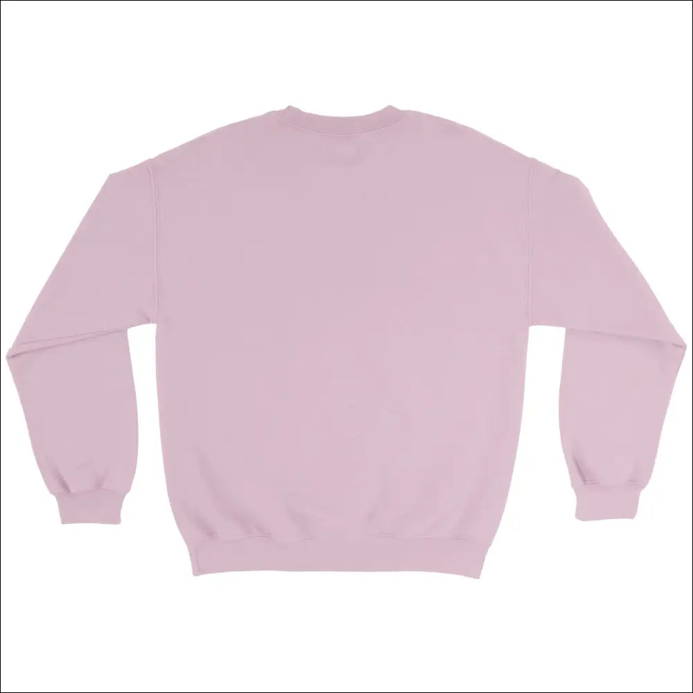 Rosa sweatshirt med text och abstrakt stil design - Print Material