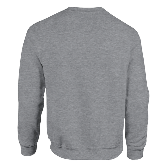 Fitness Sweatshirt bakvy med grå design, perfekt för kvinnor som äger sin styrka och självförtroende.