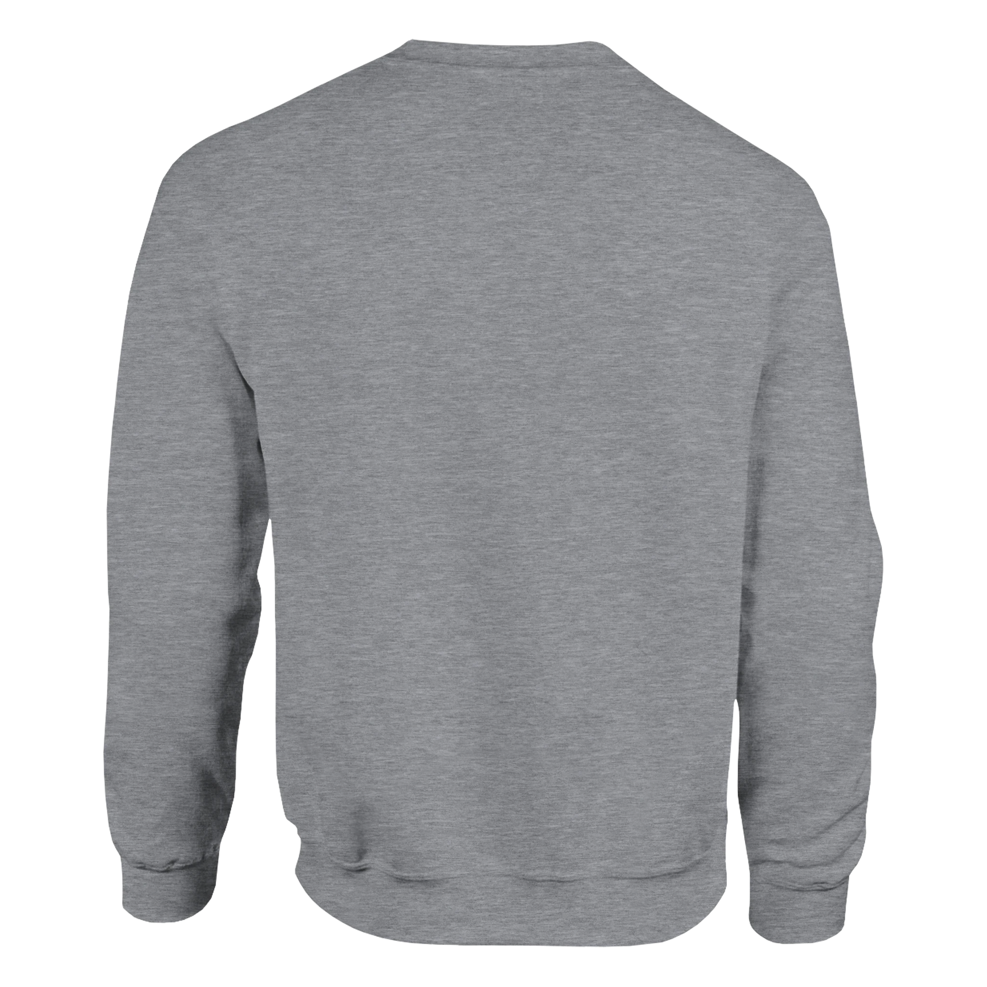 Fitness Sweatshirt bakvy med grå design, perfekt för kvinnor som äger sin styrka och självförtroende.