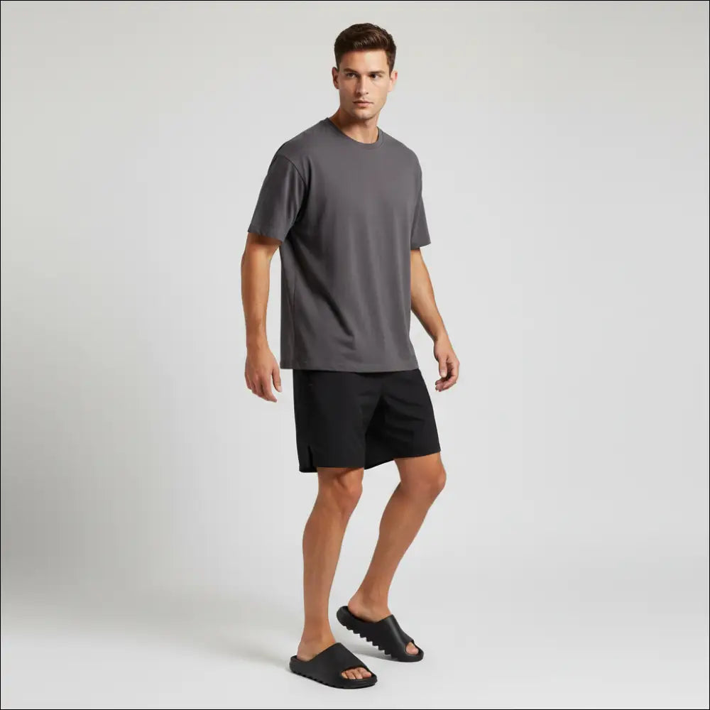 Recovery Slide Men’s Anitslips – EVA-slippers Black - EVA-tofflor