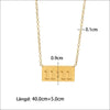 11:11 Änglanummer Halsband – Spirituell Elegans i Guld - JDN21126 / 35 gr - Personligt smycke