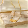 11:11 Änglanummer Halsband – Spirituell Elegans i Guld - JDN21126 / 35 gr - Personligt smycke