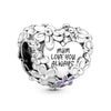 Pansy Leaf Beaded Pendant