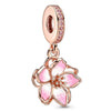 Pansy Leaf Beaded Pendant
