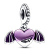 Pansy Leaf Beaded Pendant