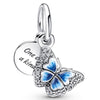 Pansy Leaf Beaded Pendant