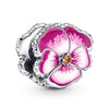 Pansy Leaf Beaded Pendant