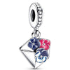 Pansy Leaf Beaded Pendant
