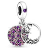 Pansy Leaf Beaded Pendant