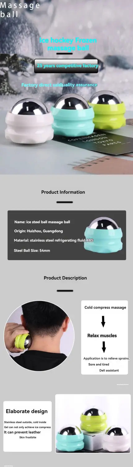 Cryoterapi iskula – massage roller för kyla & återhämtning