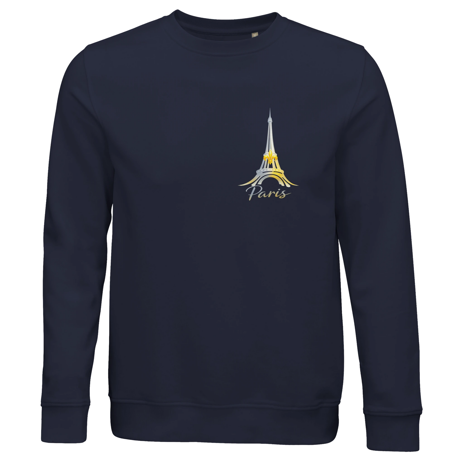 Modern Paris Minimal Graphics Sweatshirt med Eiffeltorn grafik i hållbart material