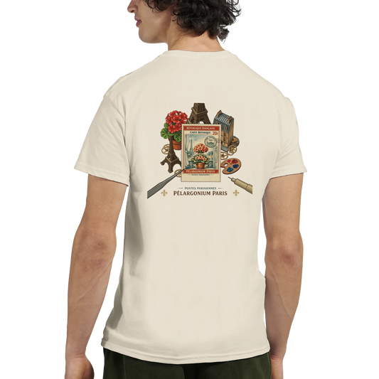 Paris 50s T-Shirt med vintage florala motiv och botaniska detaljer.