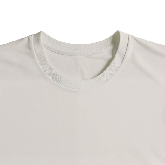 Röda dansskor ekologisk t‑shirt med ribbad krage i mjukt material och bekväm passform, perfekt för balettälskare.