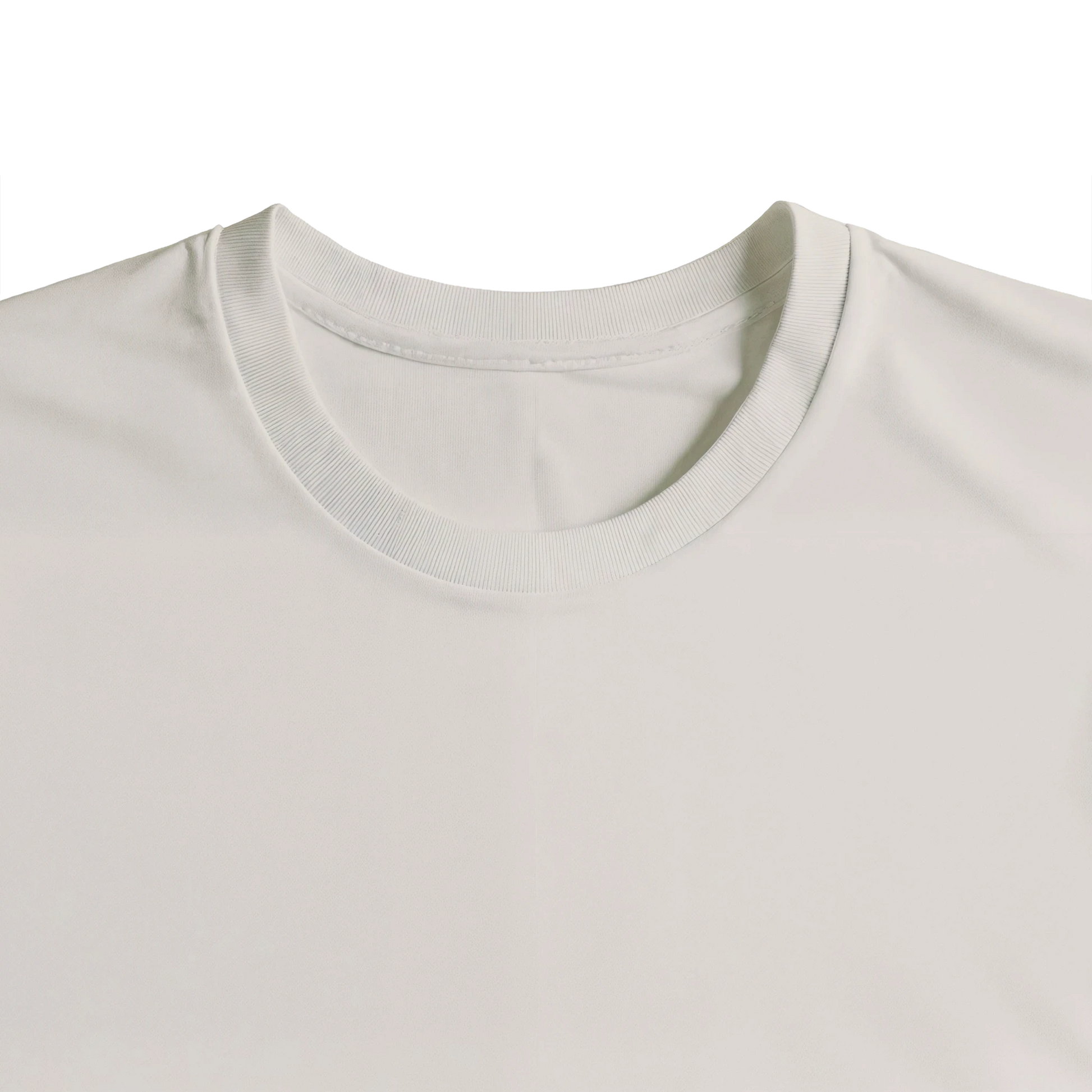 Röda dansskor ekologisk t‑shirt med ribbad krage i mjukt material och bekväm passform, perfekt för balettälskare.