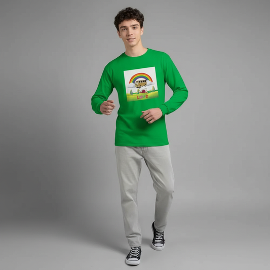Flower Power Love Classic Unisex Longsleeve T-shirt