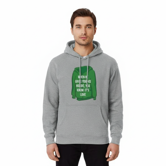 Dejting Tips Hoodie för Stiliga Par och Singlar - bild på en manlig modell.