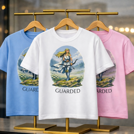 Fantasy T-Shirt med Elf Guardian Illustration