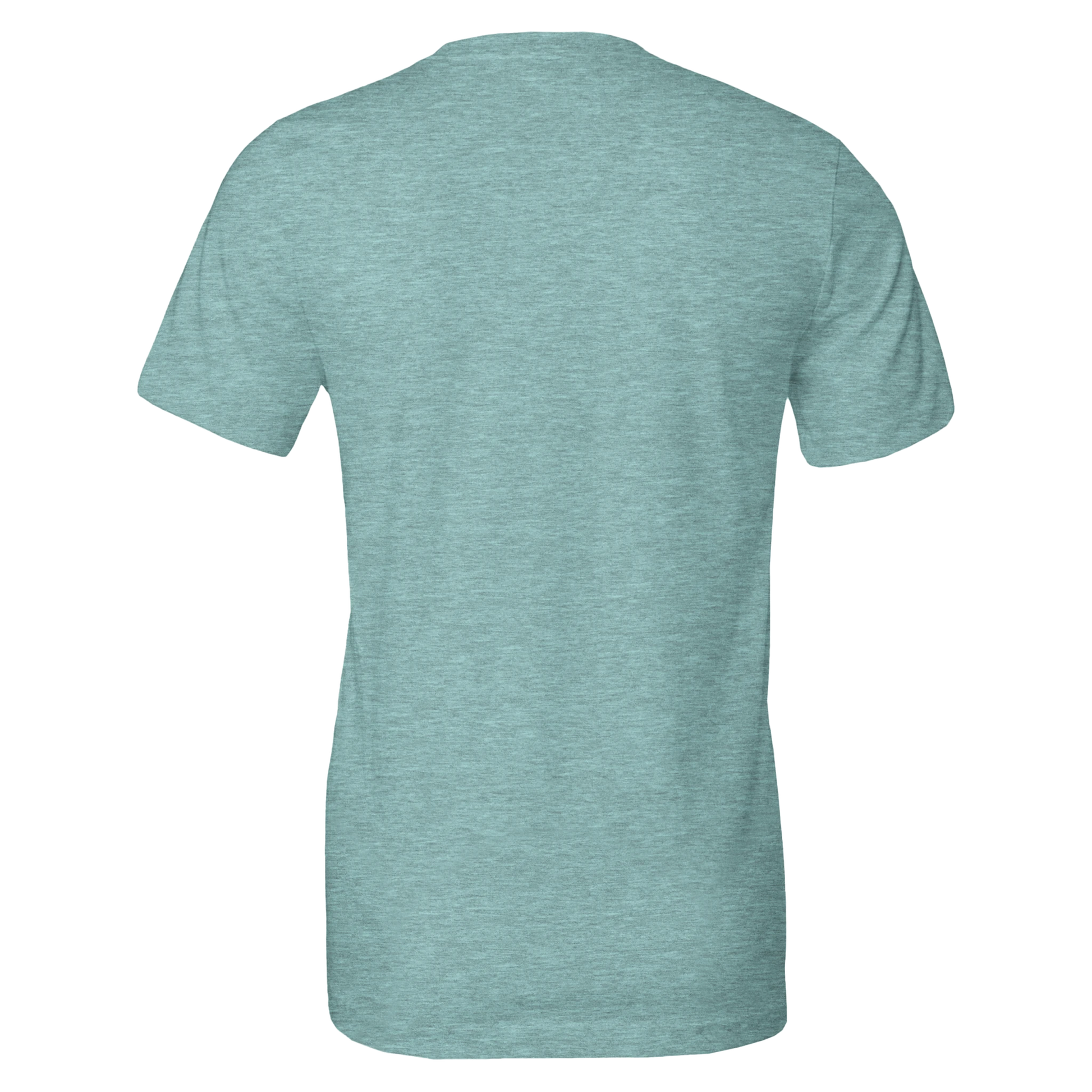 Färgglad Flödande Häst T-Shirt – Premium Artistic Unisex Tee bakifrån, mjuk och robust design.