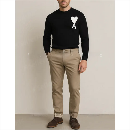 Ami Paris Märkt Sweatshirt Unisex med Hjärtlogotyp