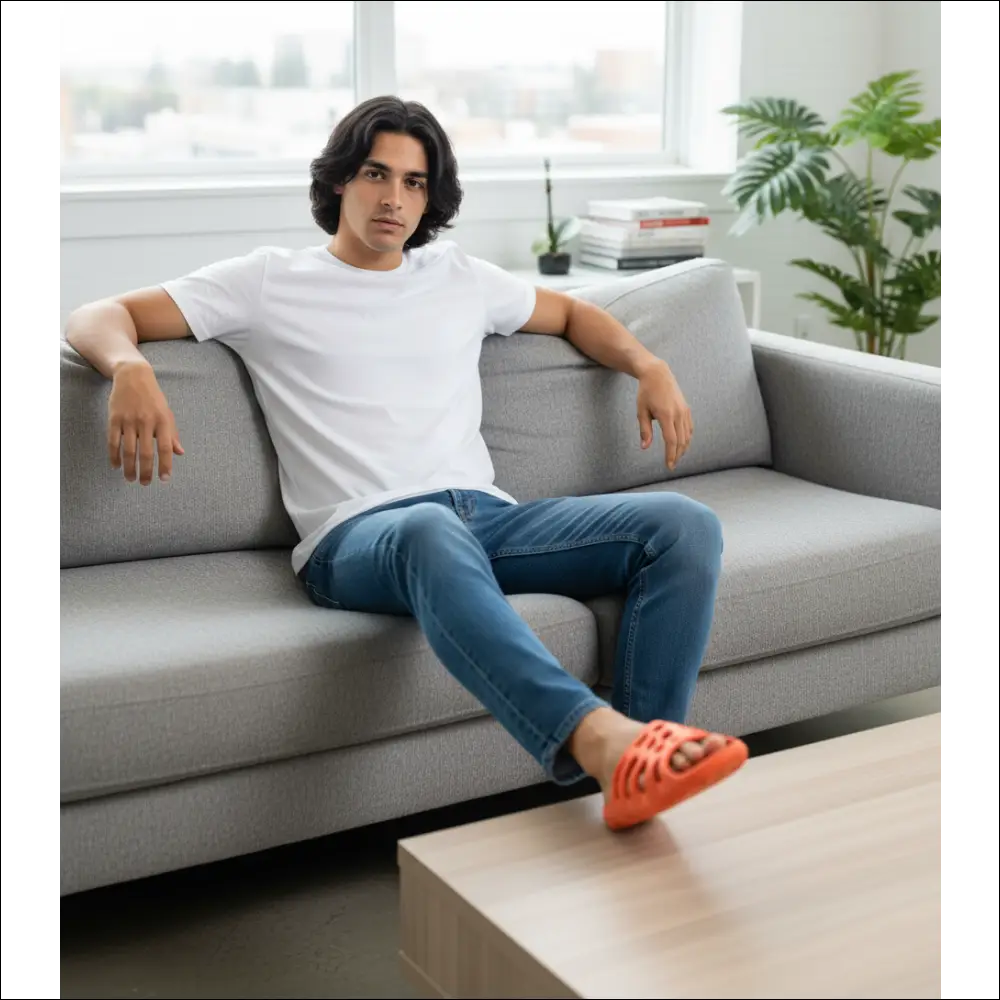 Badtofflor med antihalk design och mjuk elastisk passform - Sandaler