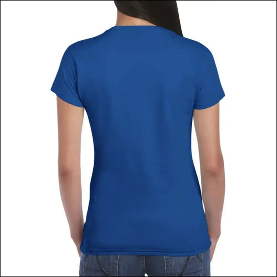 Fun Club Beer T-shirt för kvinnor i kungsblått - Print Material