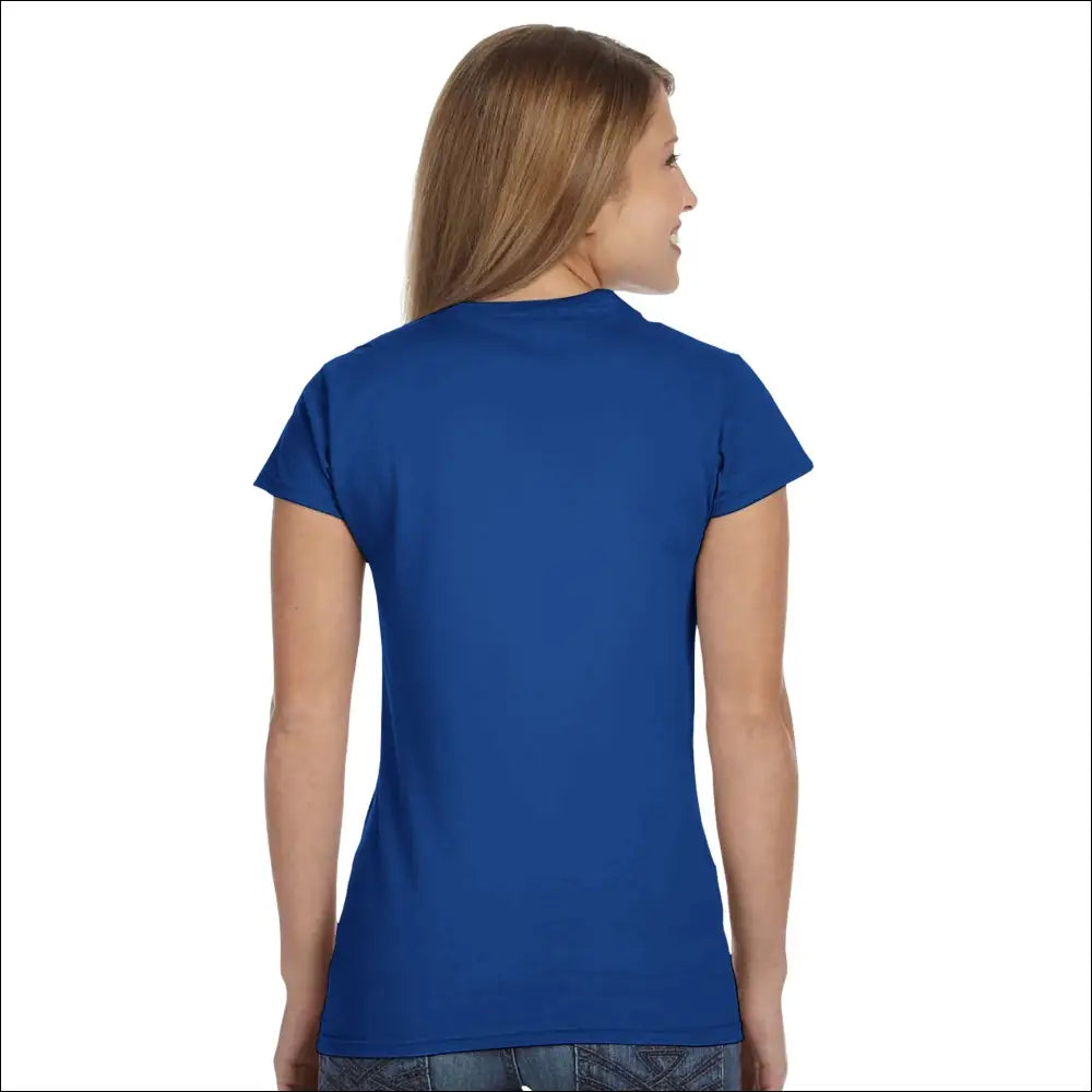 Fun Club Beer T-shirt för kvinnor i kungsblått - Print Material