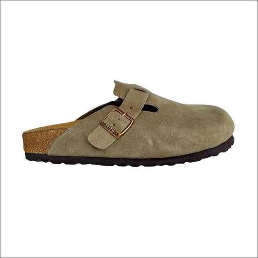 Birkenstock Boston Clog med Soft Footbed – Faded Khaki / 35 Sandaler
