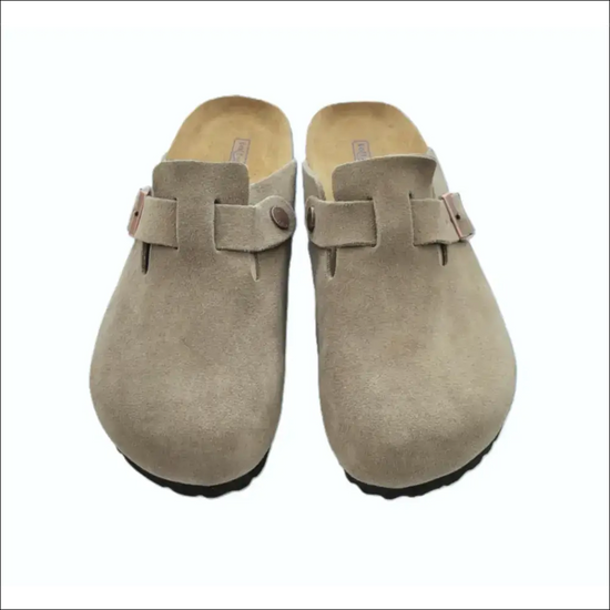 Birkenstock Boston Clog med Soft Footbed - Khaki Small - Sandaler