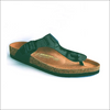 Birkenstock Gizeh Svart Spegel – Sandaler med T-rem och Ergonomisk Korksula