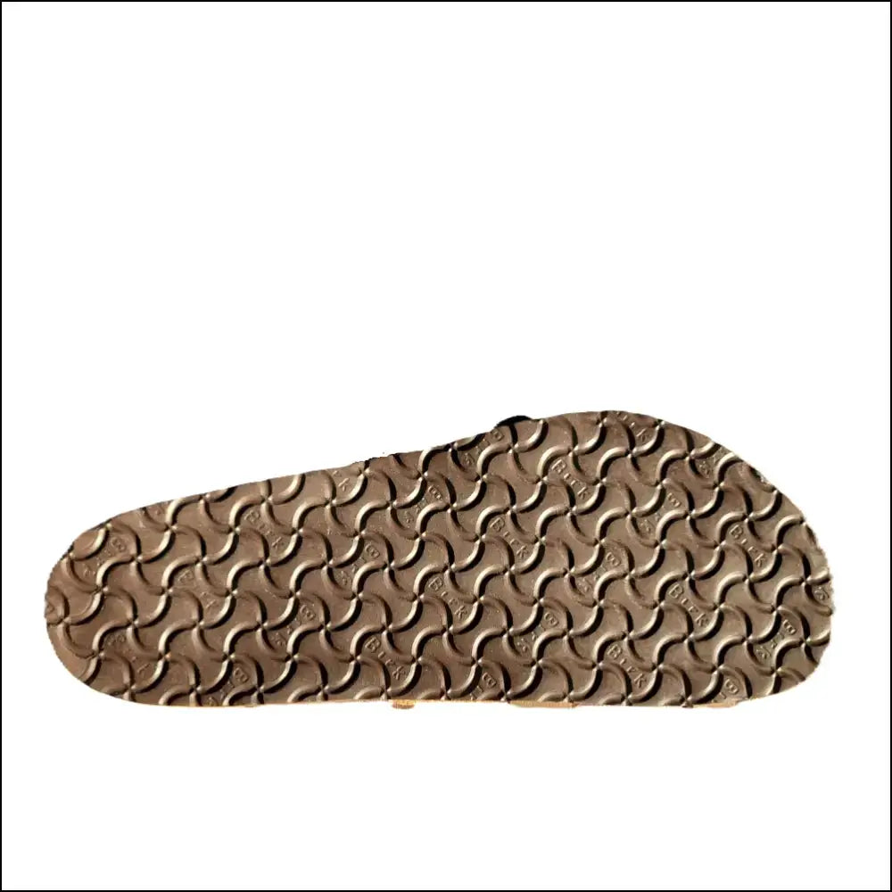 Birkenstock Mayari sandal sole showcasing the unique tread pattern and durable material design.