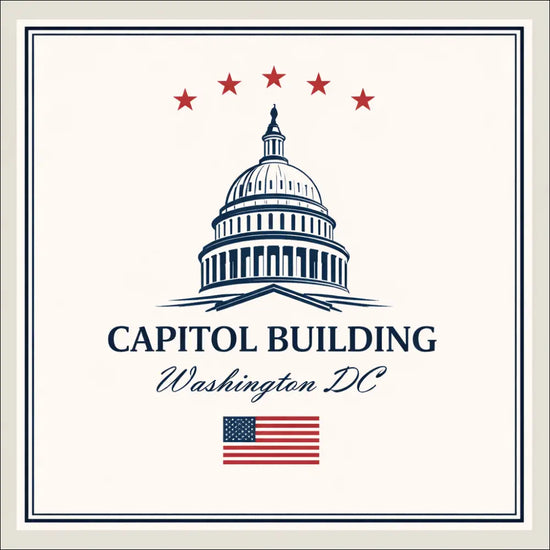 Capitol Byggnad Klassisk Unisex Longsleeve T-shirt - Print Material