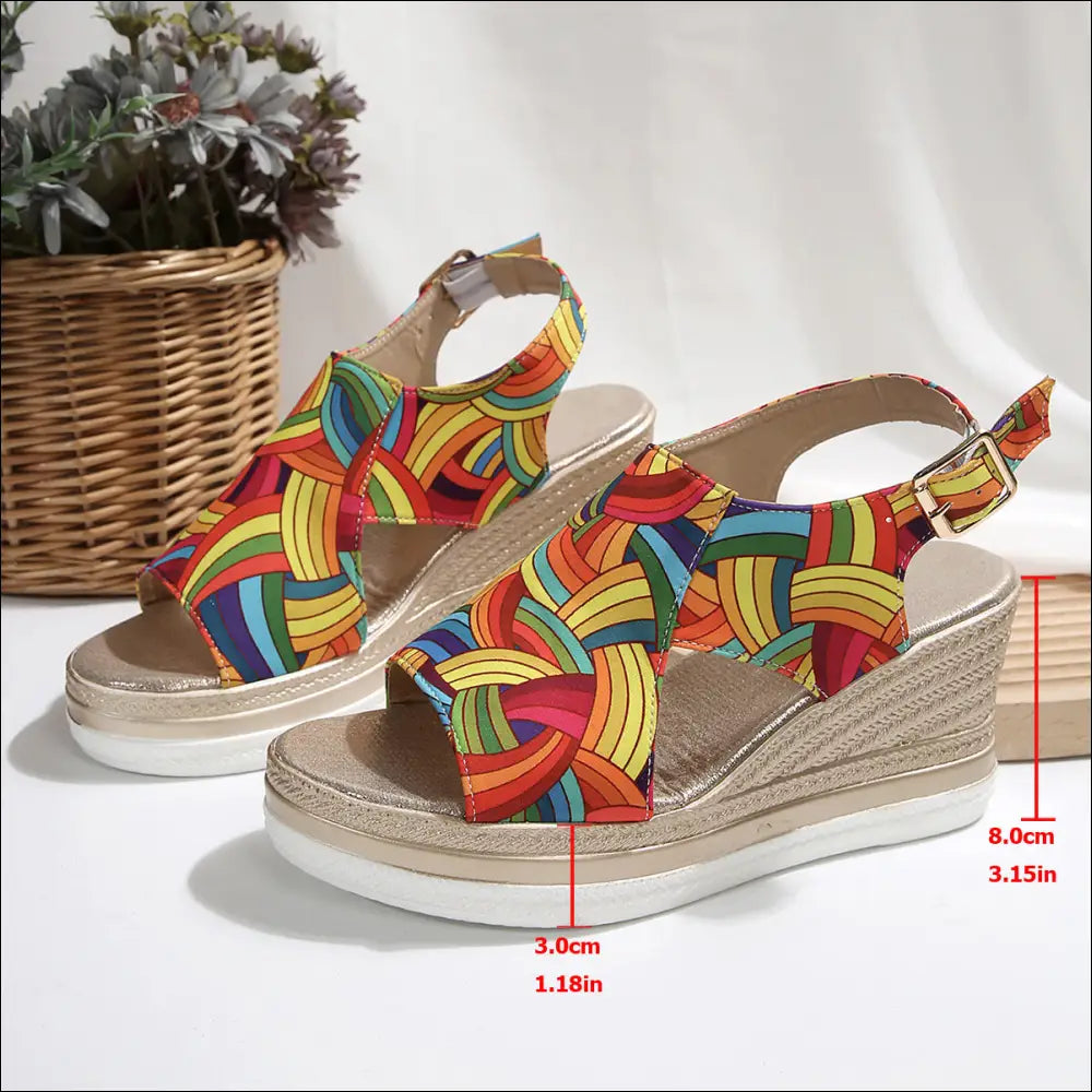Color Pop Wedges – lätta och mjuka - Sandaler