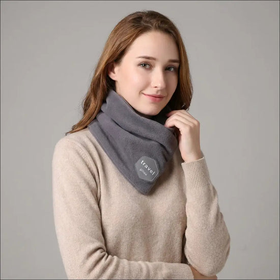 Ergonomisk Stödhalsduk – Mjuk Reseaccessoar för Flyg Bil och Tåg - Nackstöd