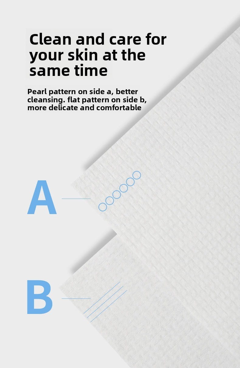 Disposable Face Wash Towels – Soft Cotton Dry Wipes for Cleansing