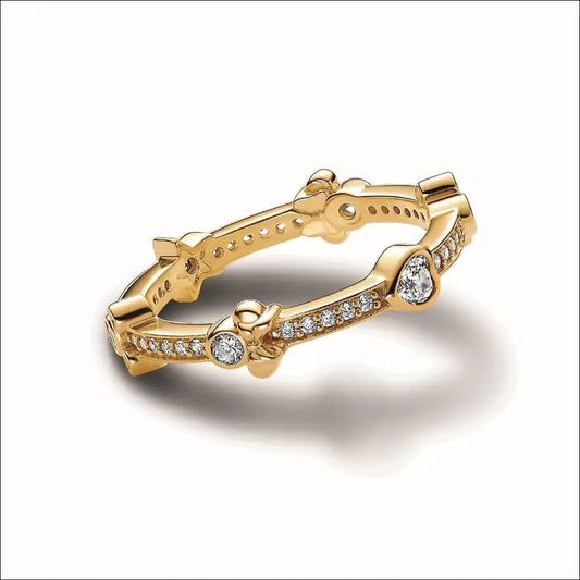 Disney Musse och Mimmi Pigg glittrande ring Pandora 162957C01 Silverring
