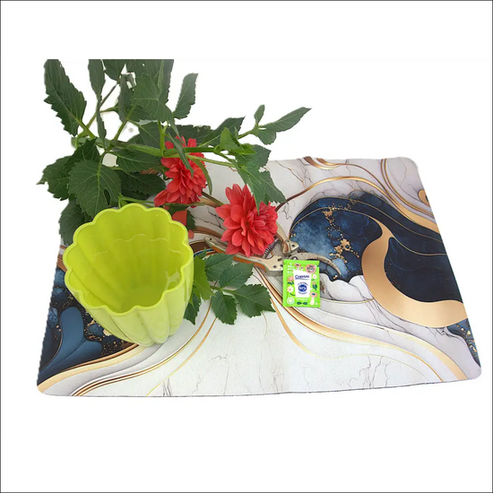 Mjuk Diatomitmatta för kök och badrum – stötdämpande med hygienisk yta - Diskmatta