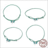 Dragonfly Pendant String Armband – Med Stiliserad Trollslända - SCB237 / 925 Silver
