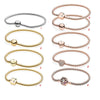 Armband med Snake Bone-Länk - Berlock i Silver - mutual
