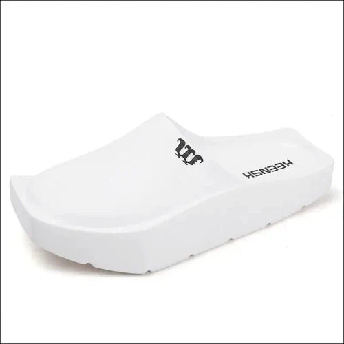 Eleganta Clogs med Stabil Platåsula i EVA-plast - Vit / 39 - EVA-tofflor