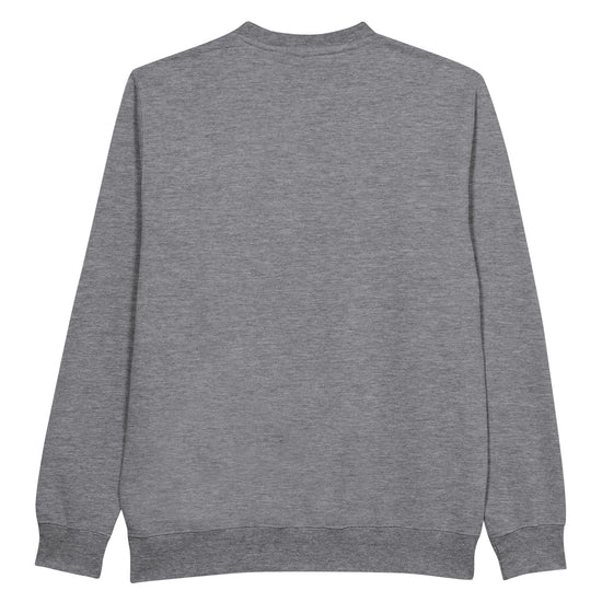 Snygg Sweatshirt bakvy i grå färg, idealisk för vinnaren som vill fira segern och må bra.
