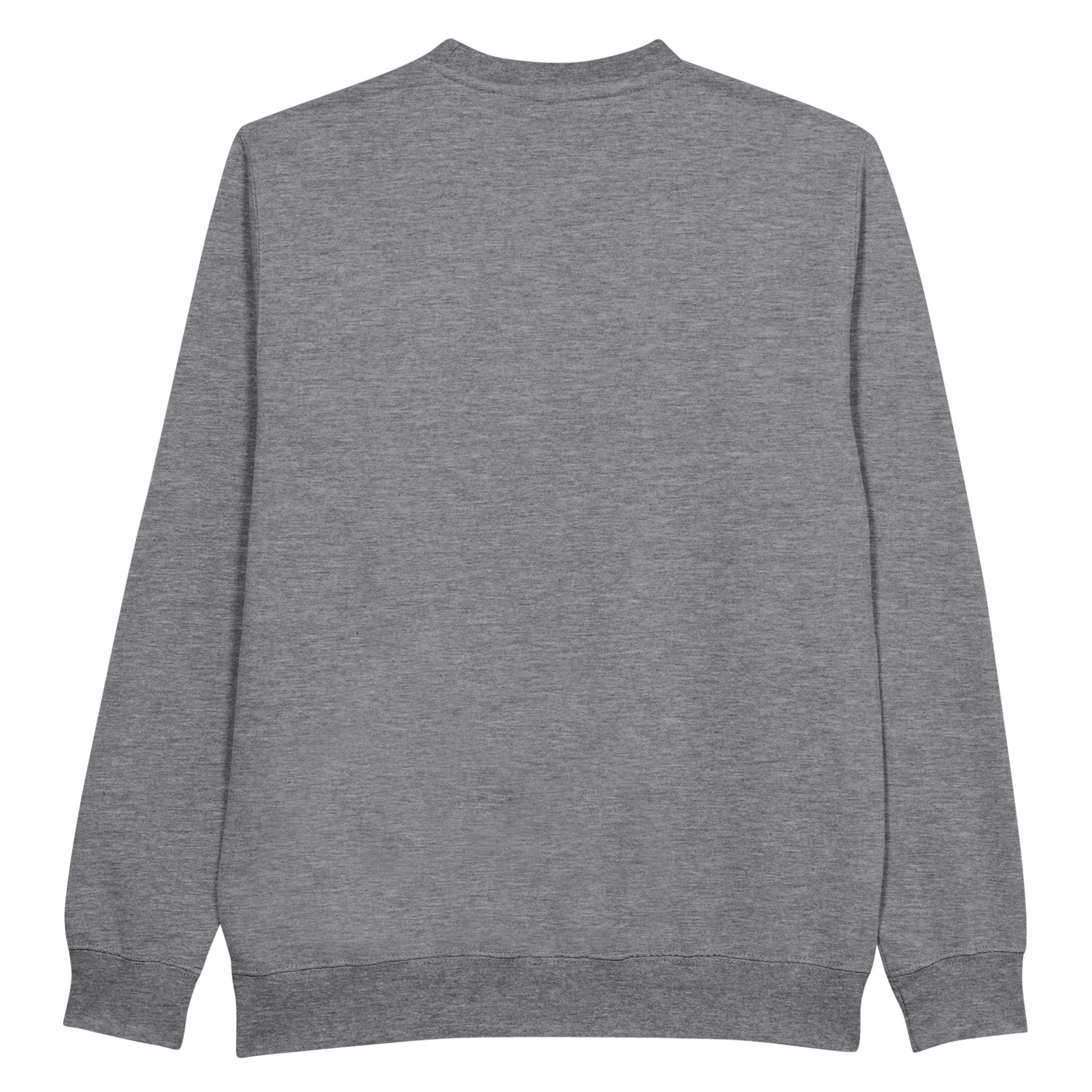 Snygg Sweatshirt bakvy i grå färg, idealisk för vinnaren som vill fira segern och må bra.