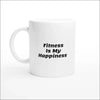 Fitness Mugg med Träning Grafik till Gymmet - Print Material