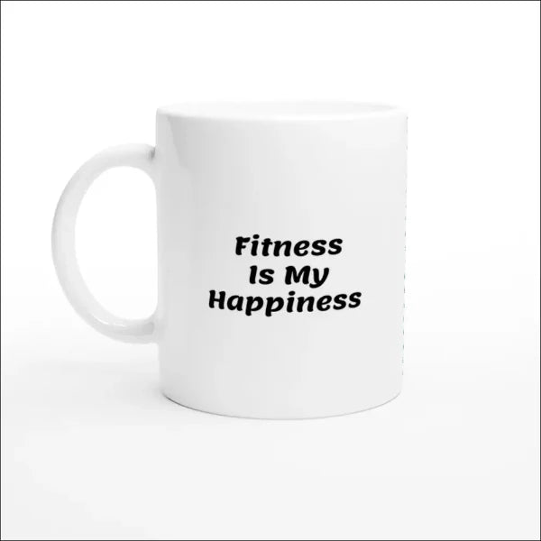 Fitness Mugg med Träning Grafik till Gymmet - Print Material
