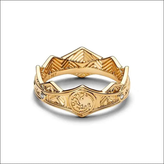 Game of Thrones House Dragon Crown Ring Pandora Silverring