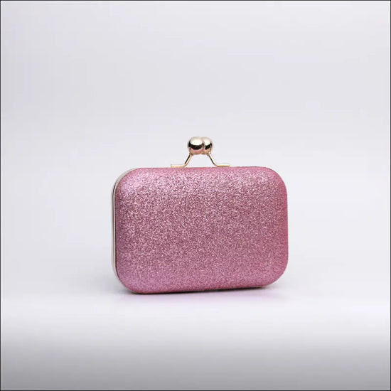 Momentum med Glamour - Glittrande Clutch - Rosa