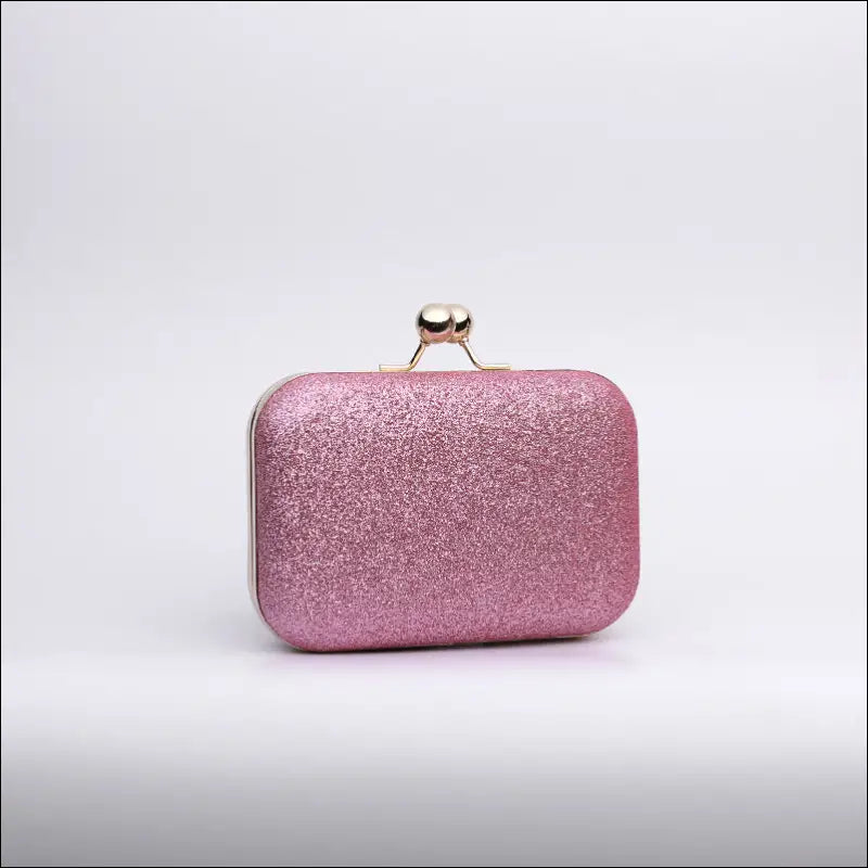 Momentum med Glamour - Glittrande Clutch - Rosa